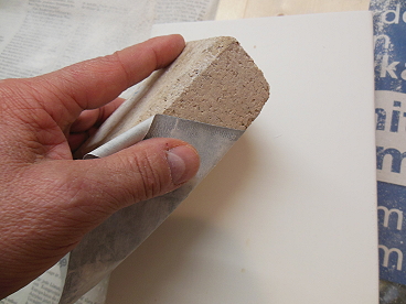 Feinschliff der Tafel