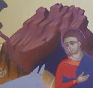 Berg-braun erstes Licht