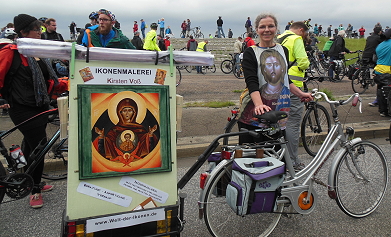 Fahrrad-Sternfahrt Hamburg-Ikonenmobil 2.0