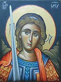 fertige Ikone in frischer Farbe