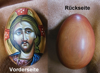 Eiermalerei mit Loch unten zum aufstellen