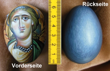 Eiermalerei mit Loch oben zum Aufh�ngen