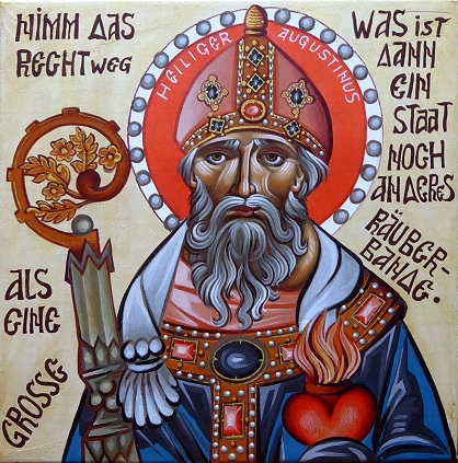 eine etwas ungew�hnliche Ikone des Hl. Augustinus