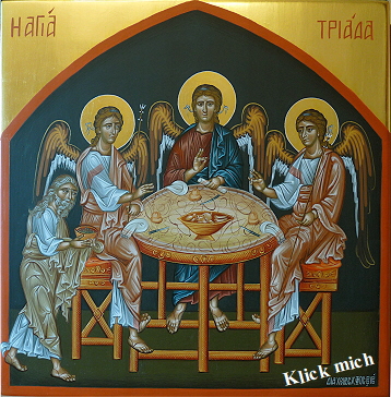 Dreifaltigkeit Ikone quadratisch