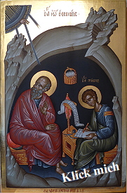 Johannes mit Prochoros in der H�hle