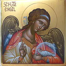 Schutzengel, anspruchsvolle Ikone