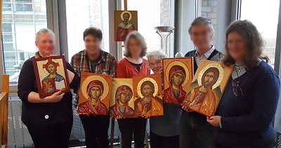 2. VHS Kurs Ikonenmalerei 2. VHS Kurs Ikonenmalerei