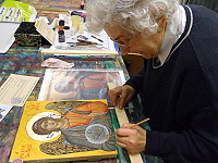 Lydia malt einen Engel Lydia malt einen Engel