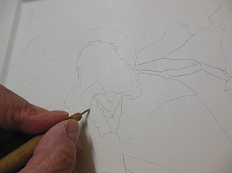 Ilias Ikone vergolden (4)