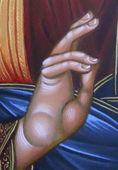 Christushand segnend 4