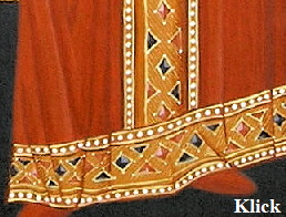 Verzierungen auf Gewand